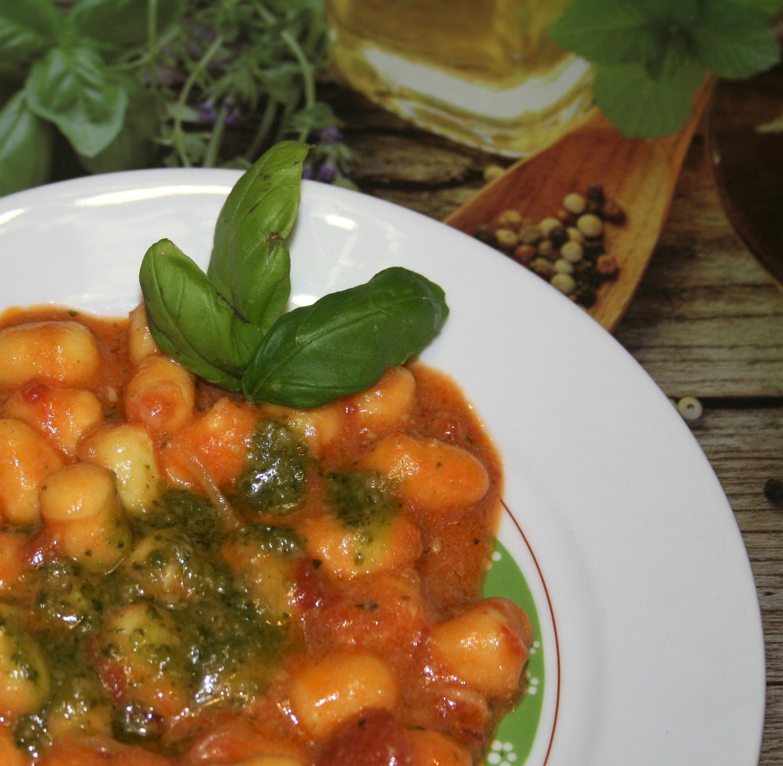 Gnocchetti tricolore per celebrare una festa importante , il 25 aprile