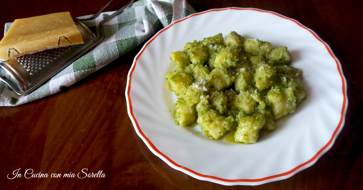 Gnocchi al pesto genovese