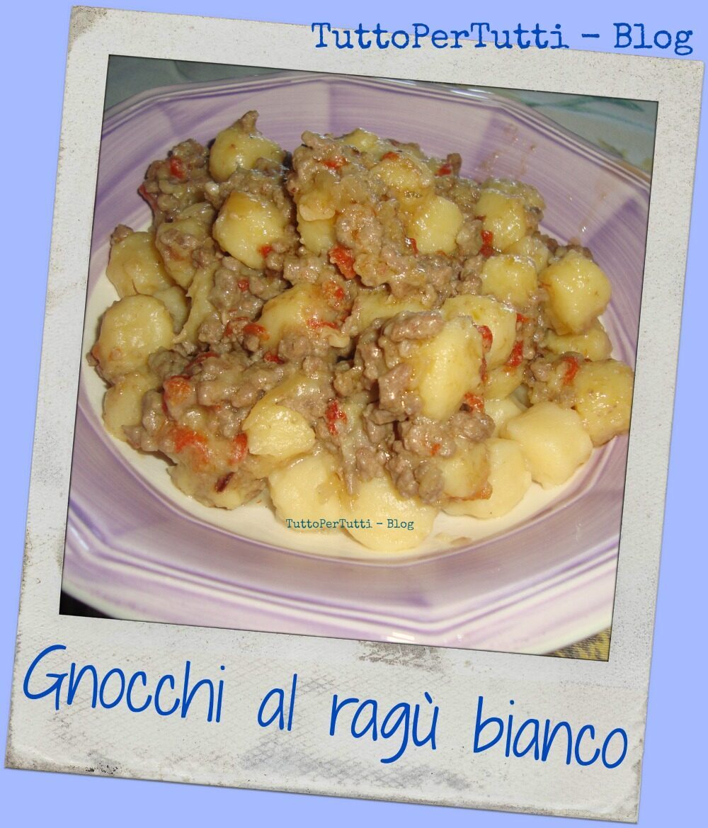 Gnocchi al ragù bianco