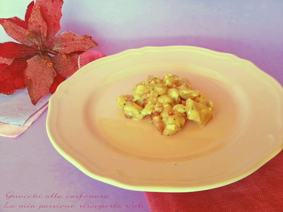 Gnocchi alla carbonara