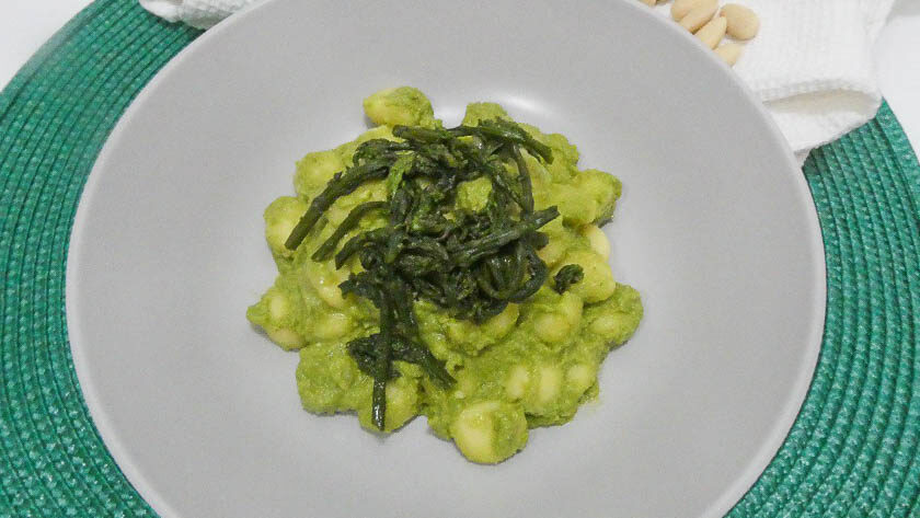 Gnocchi alla crema di asparagi