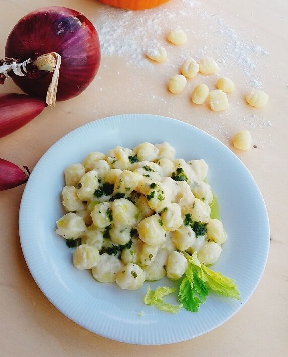Gnocchi alla crema di cavolfiore