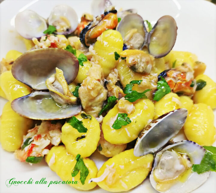 Gnocchi alla pescatora a modo mio