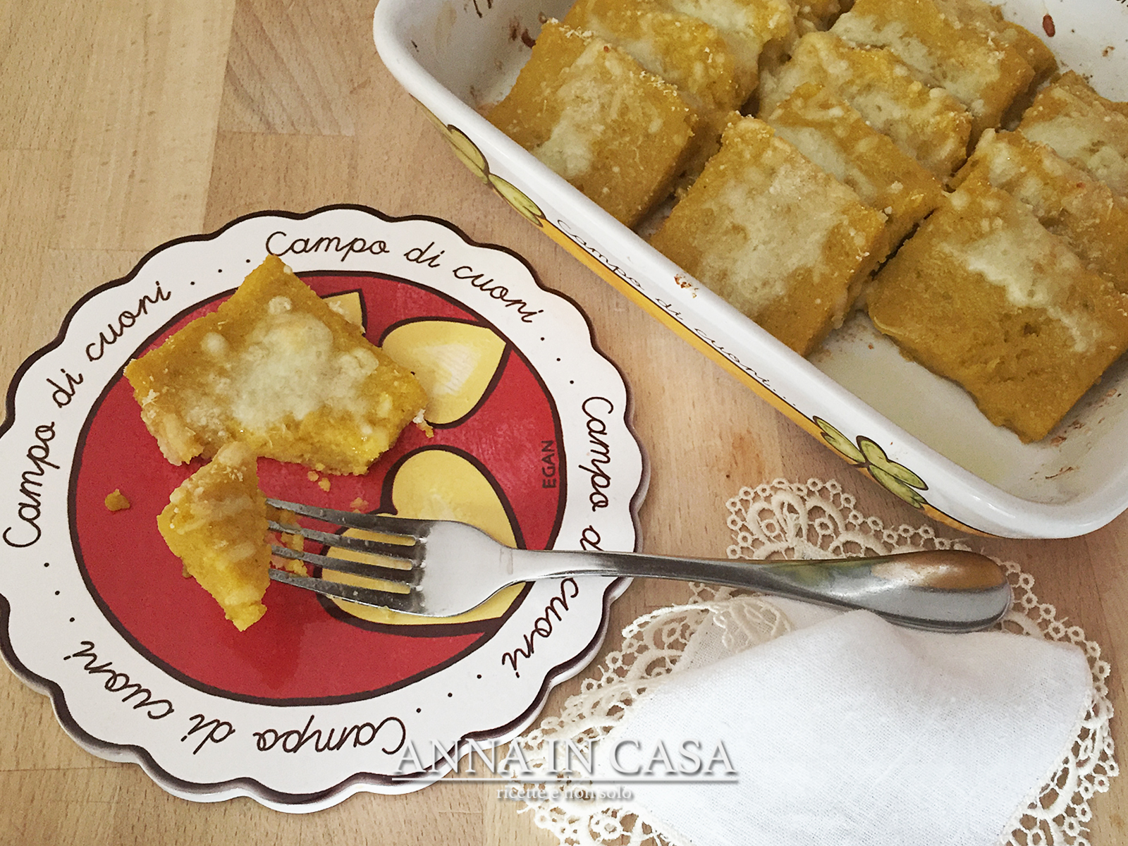 Gnocchi alla romana di zucca e semolino - ricetta passo passo