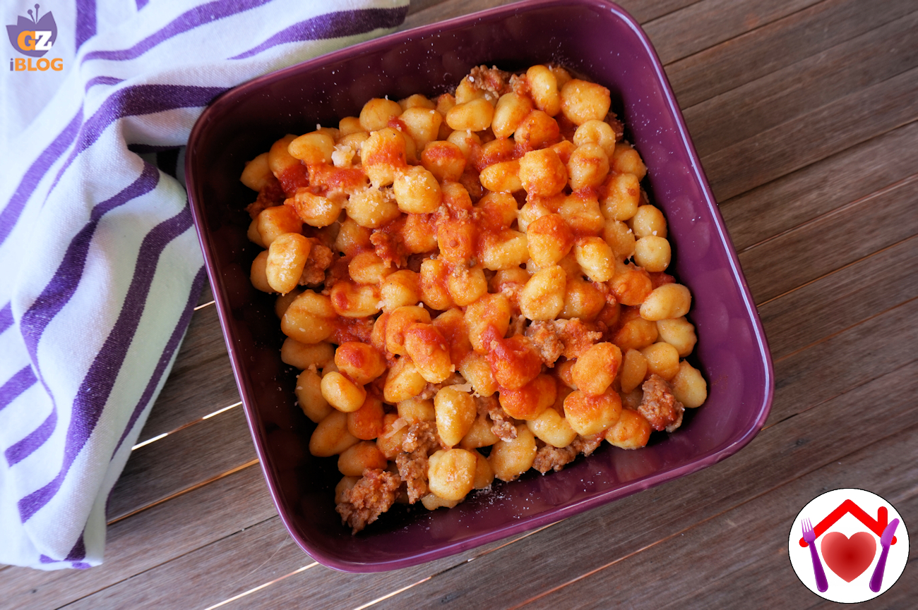 Gnocchi alla salsiccia ripassati al forno