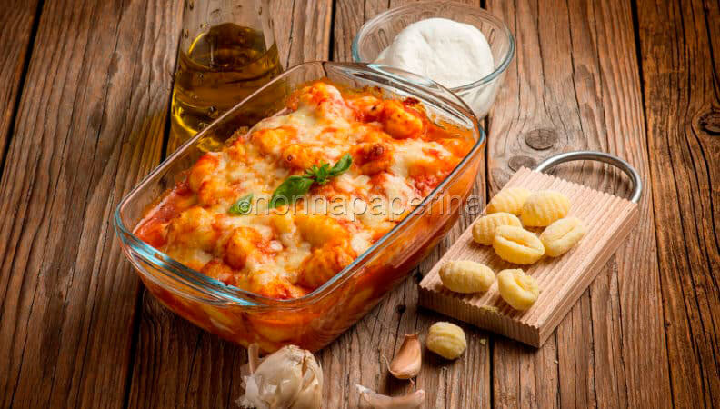 Gnocchi alla sorrentina al forno: il piatto cremoso di origine campana