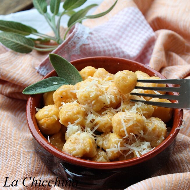 Gnocchi con zucca e patate