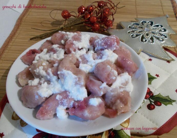 Gnocchi di barbabietola
