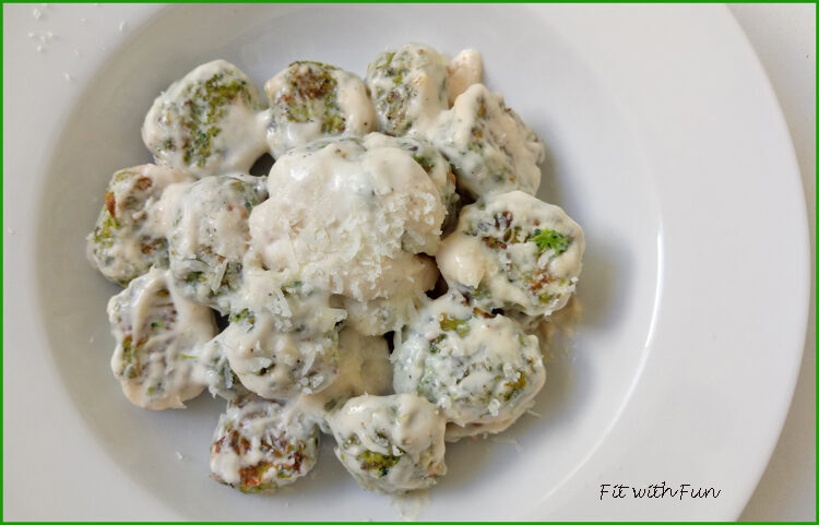 Gnocchi di broccoli proteici senza farina