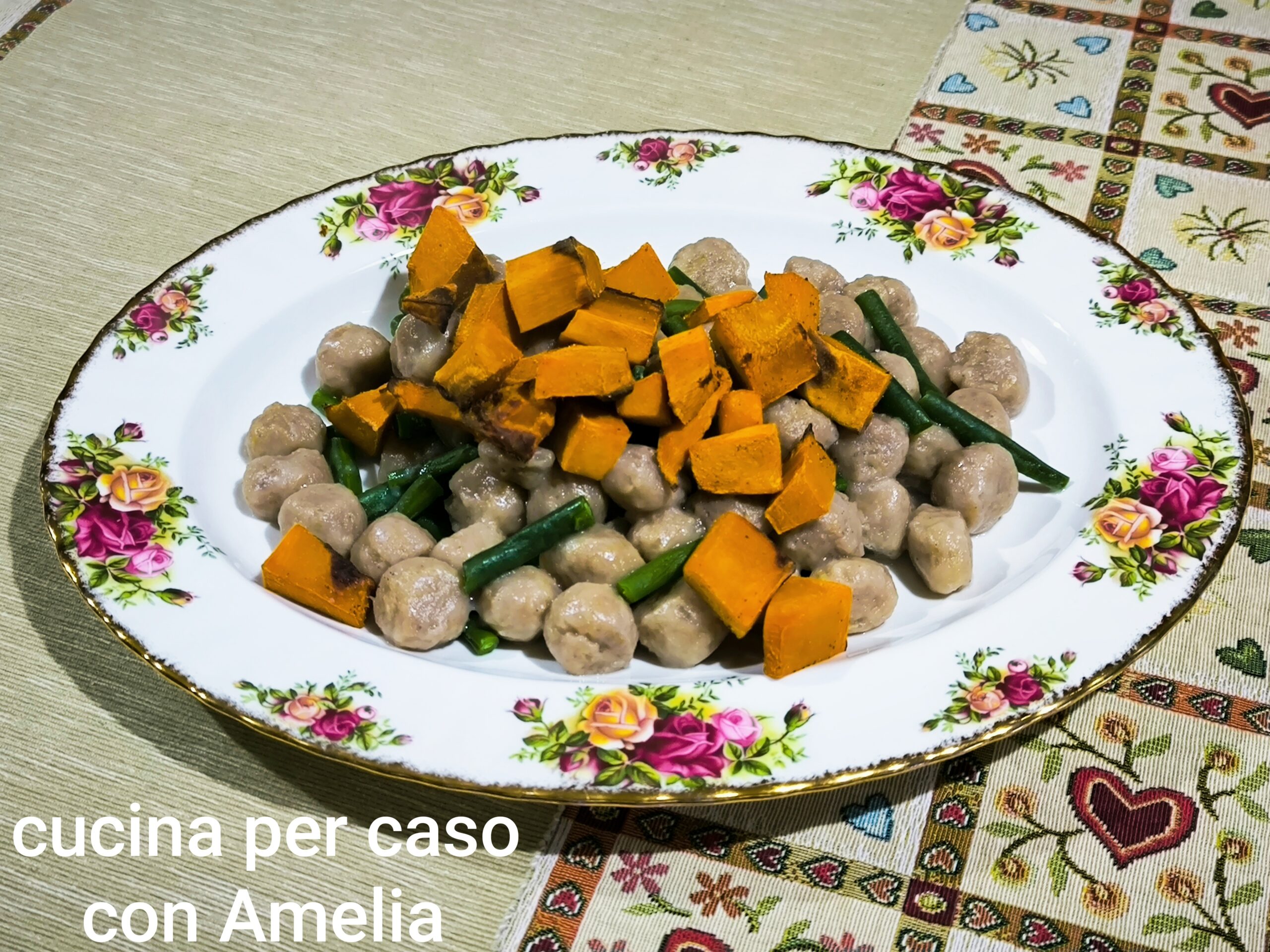 Gnocchi di castagne con zucca, ricetta light