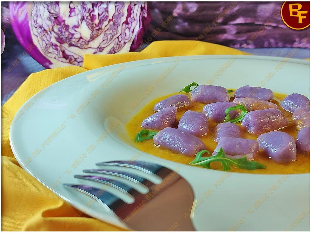Gnocchi di cavolo rosso senza patate