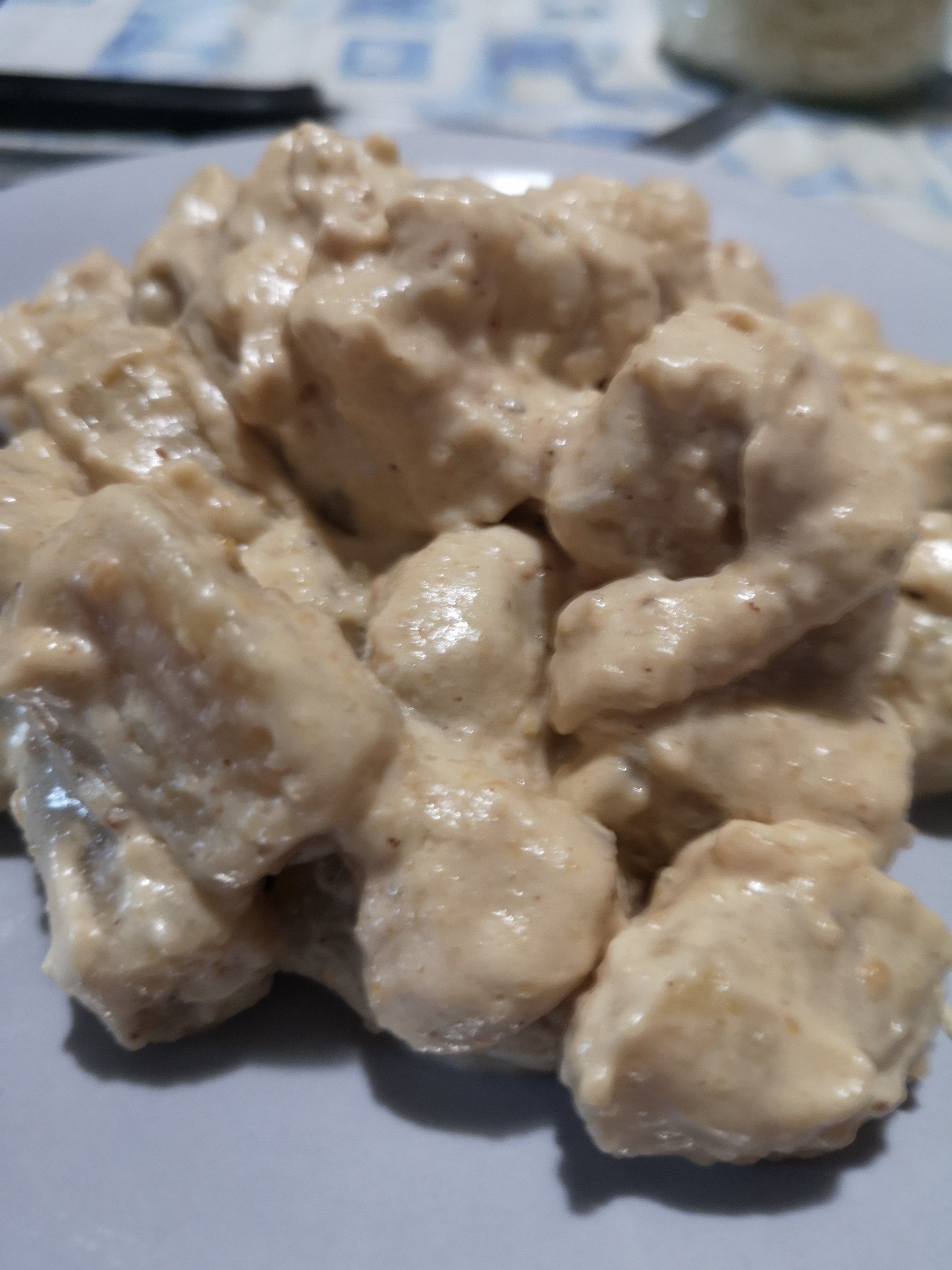 Gnocchi di farina di patate con crema di nocciole