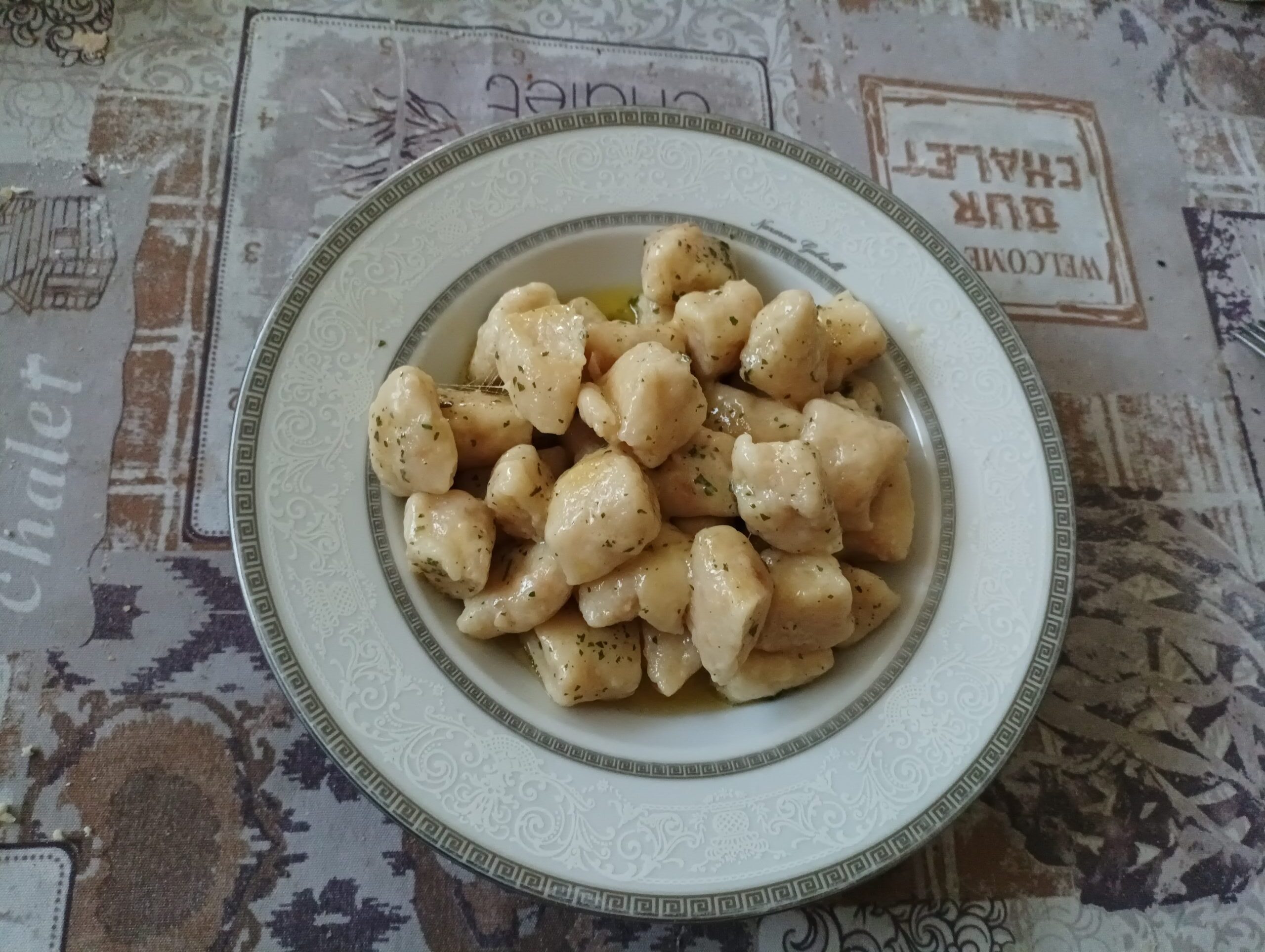 Gnocchi di pane al burro e prezzemolo