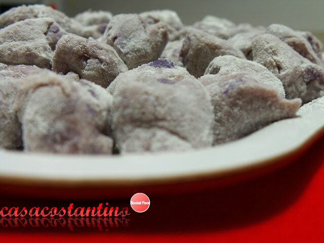 Gnocchi di patata viola