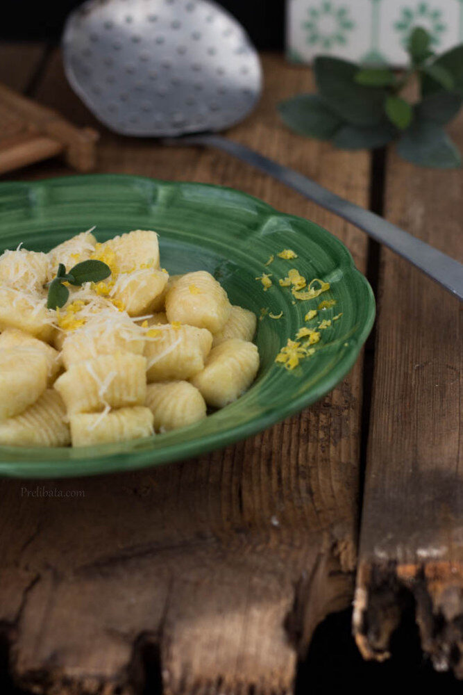 Gnocchi di patate al limone