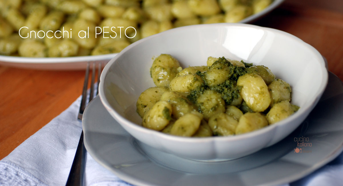 Gnocchi di patate al pesto