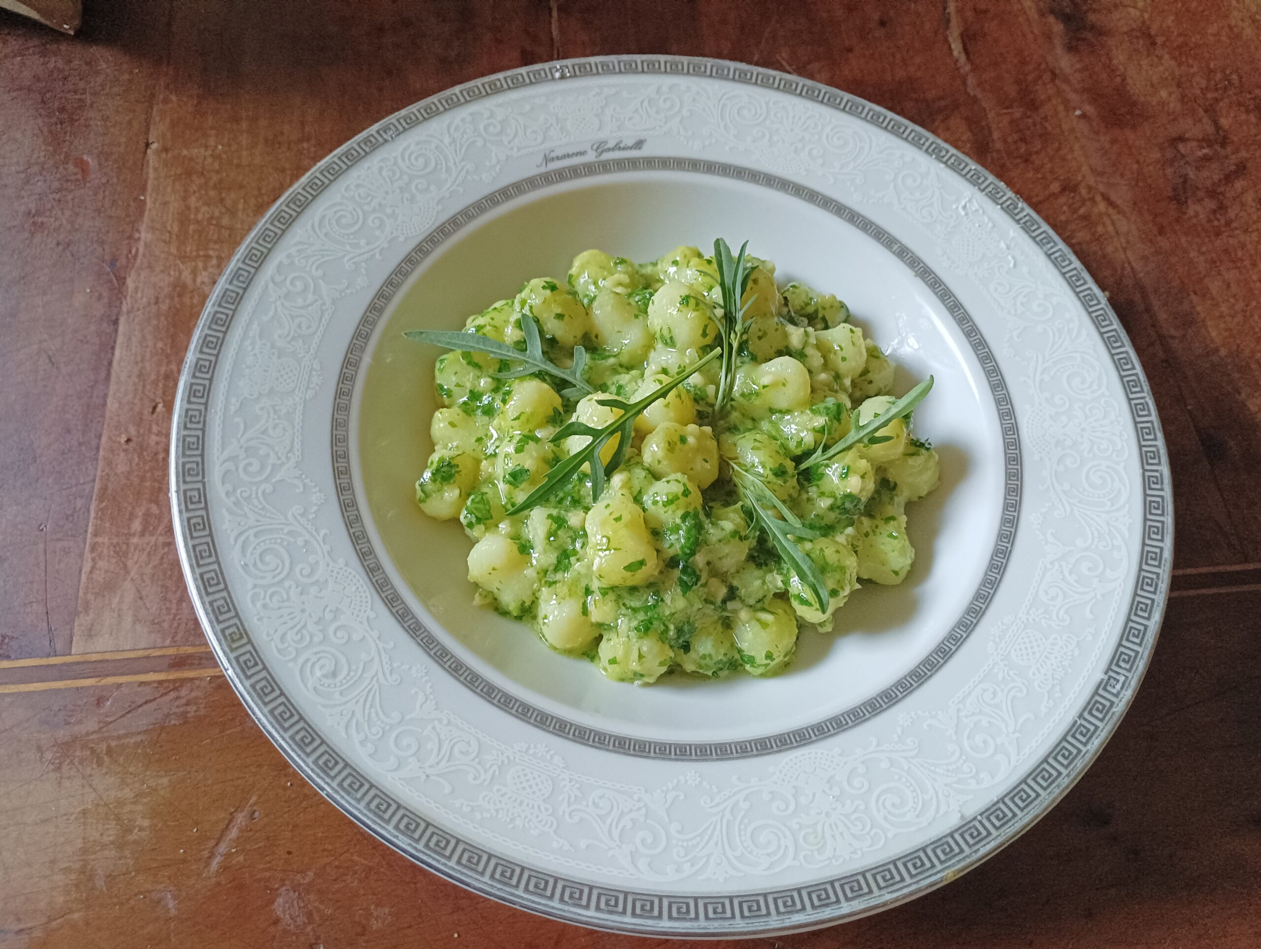 Gnocchi di patate alla rucola
