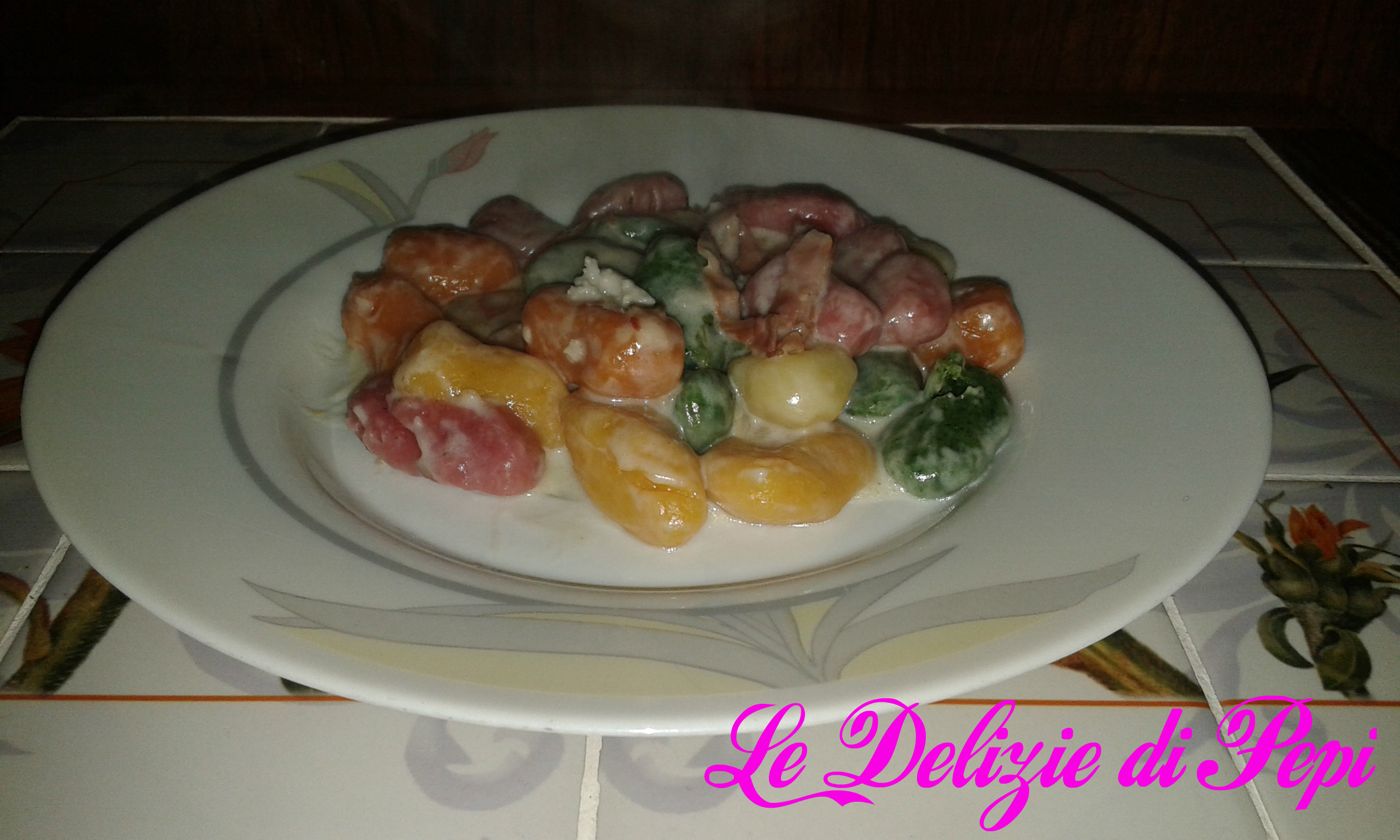Gnocchi di patate arcobaleno