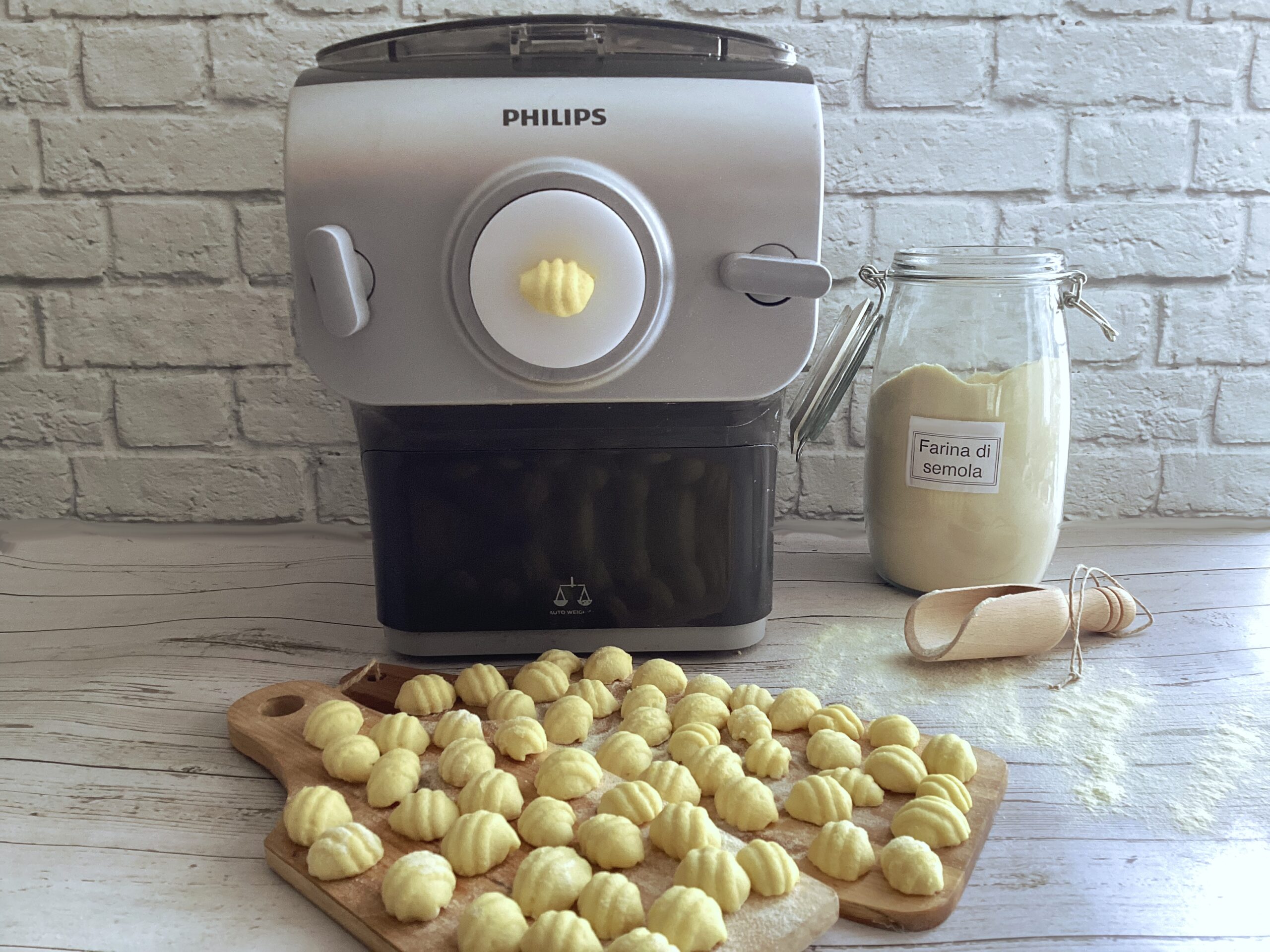 Gnocchi di patate con pasta maker philips