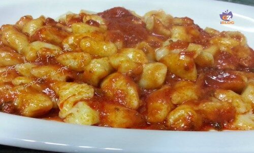 Gnocchi di patate, ragù