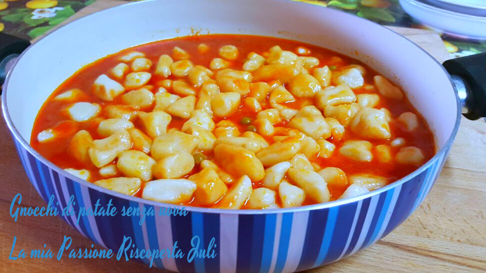 Gnocchi di patate senza uova