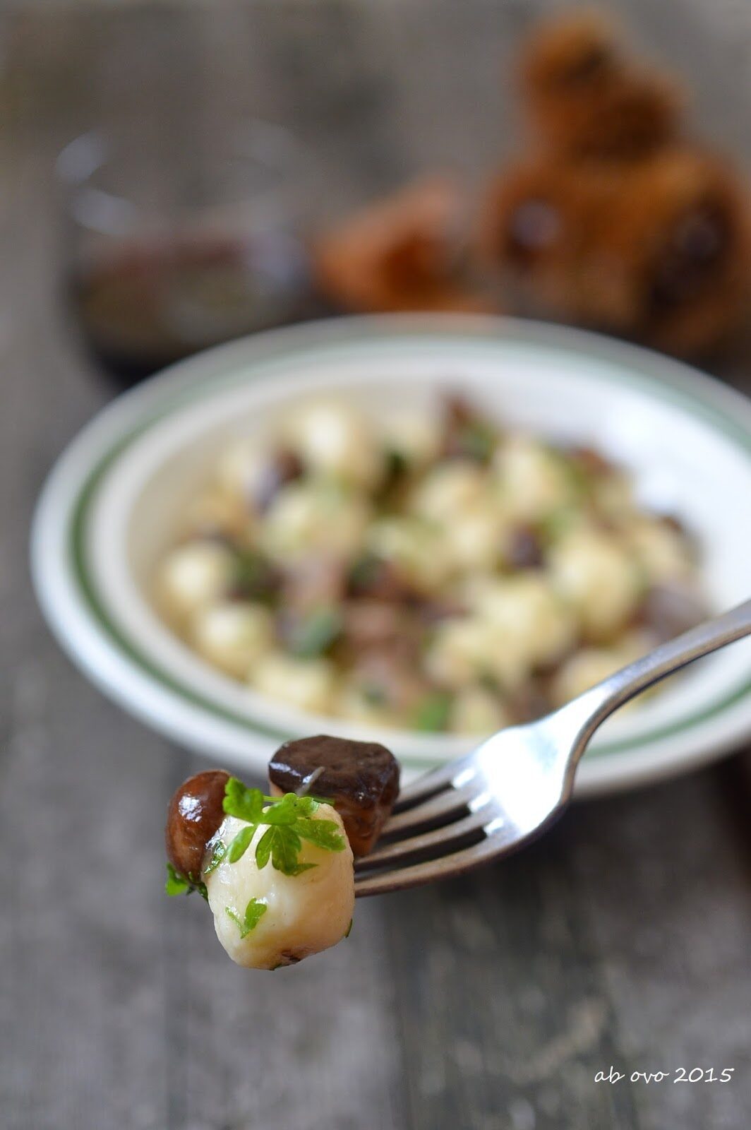 Gnocchi di ricotta ai funghi