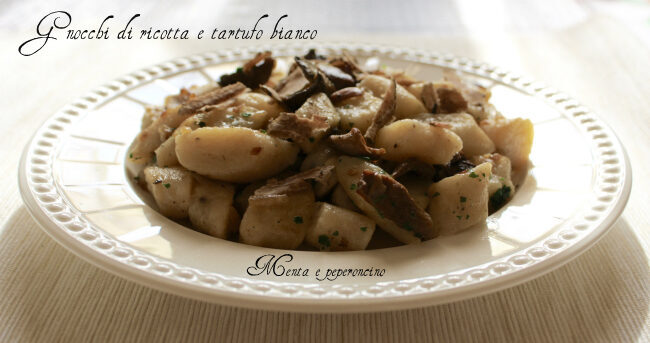 Gnocchi di ricotta e tartufo bianco