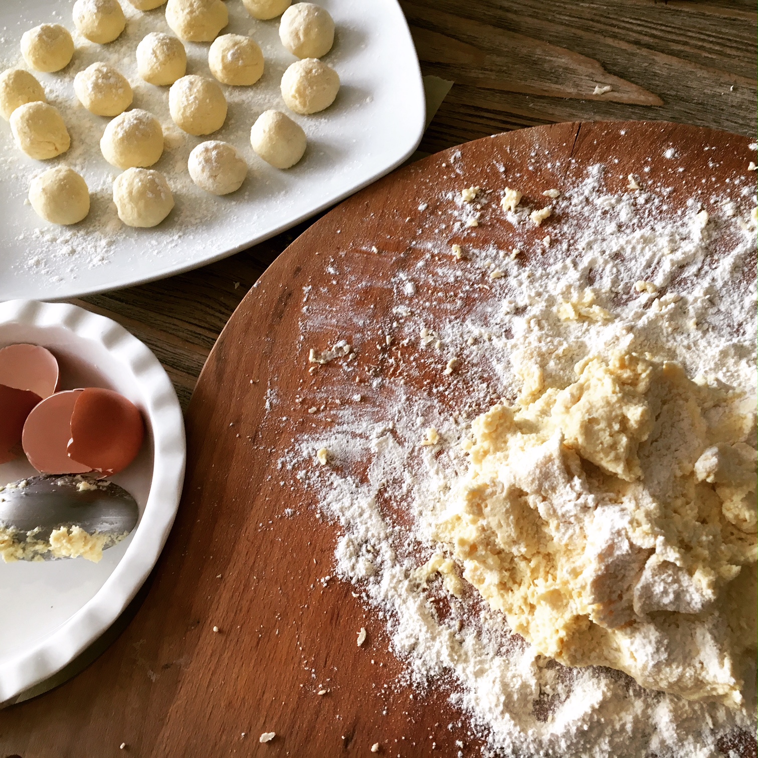 Gnocchi di ricotta soffici e bianchissimi