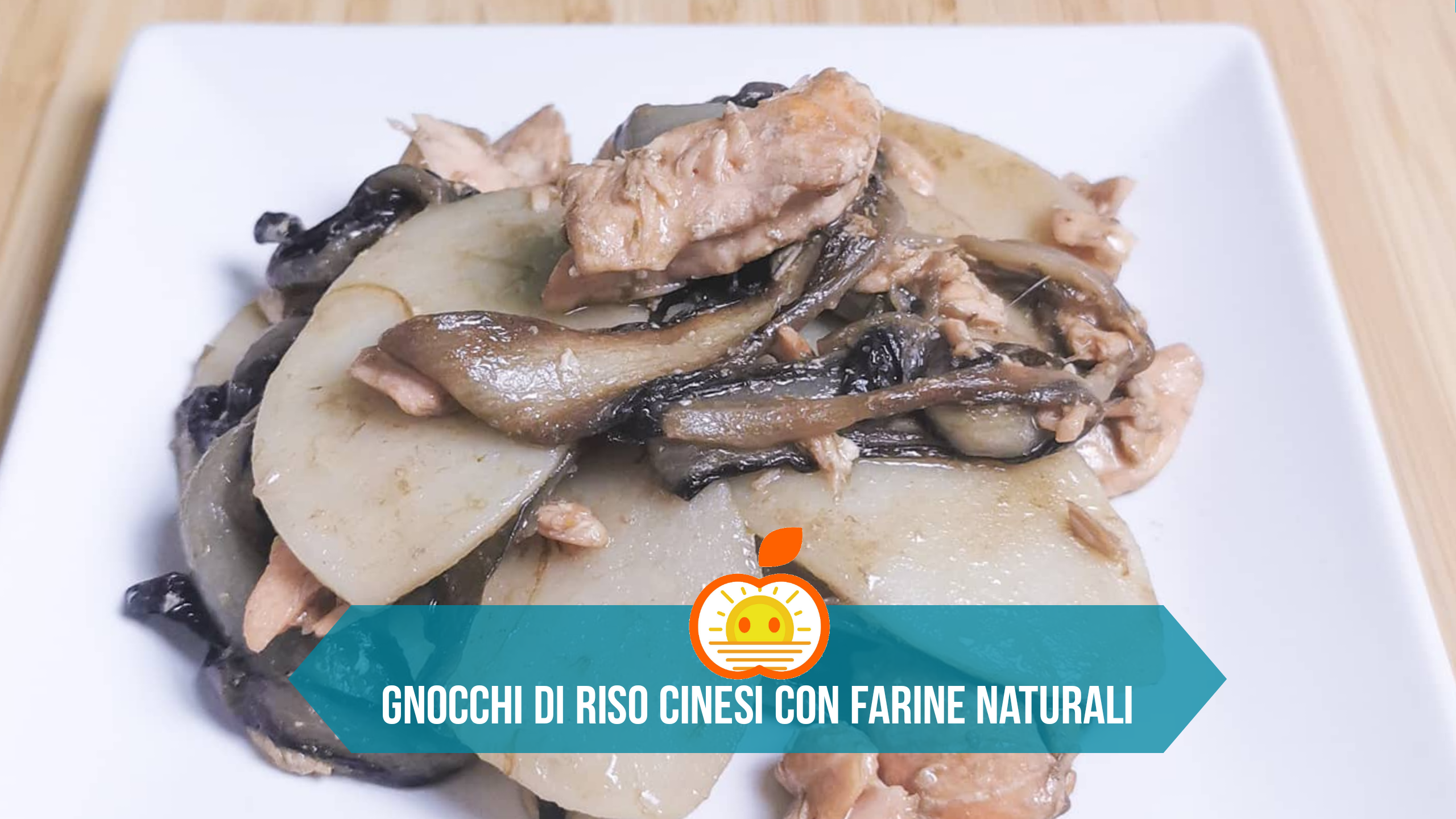 Gnocchi di riso cinesi con farine naturali fatti in casa