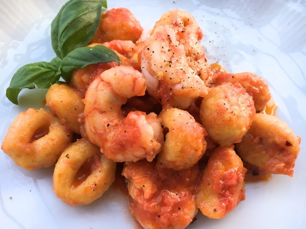 Gnocchi di zucca ai gamberi – gnocchi mamma emma