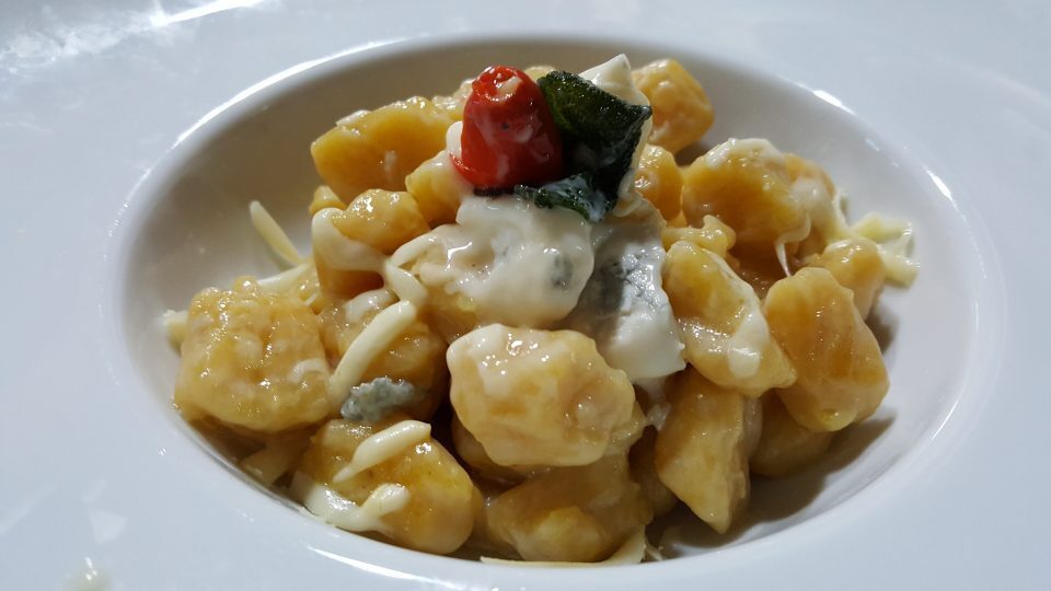 Gnocchi di zucca al fumo