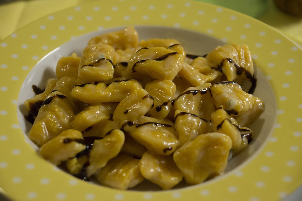 Gnocchi di zucca al gorgonzola