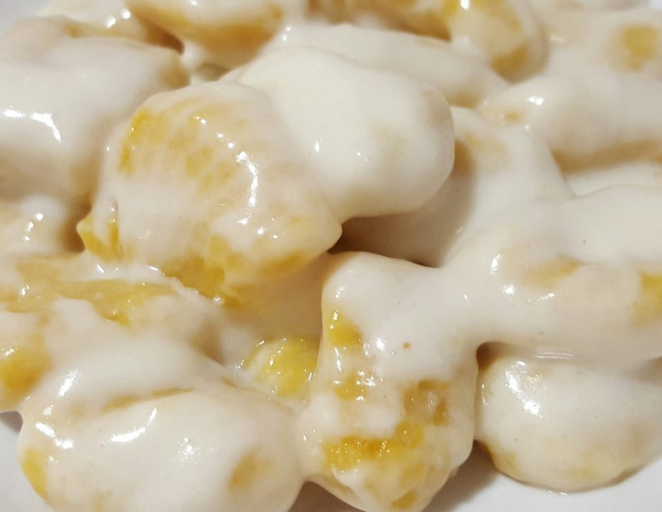 Gnocchi di zucca con salsa al taleggio