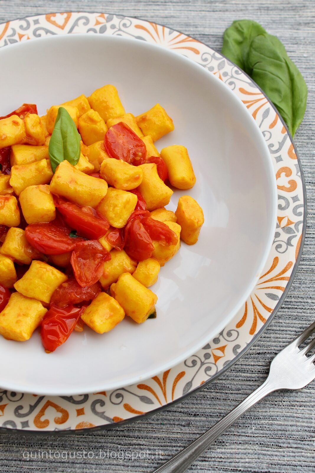 Gnocchi giallo zafferano