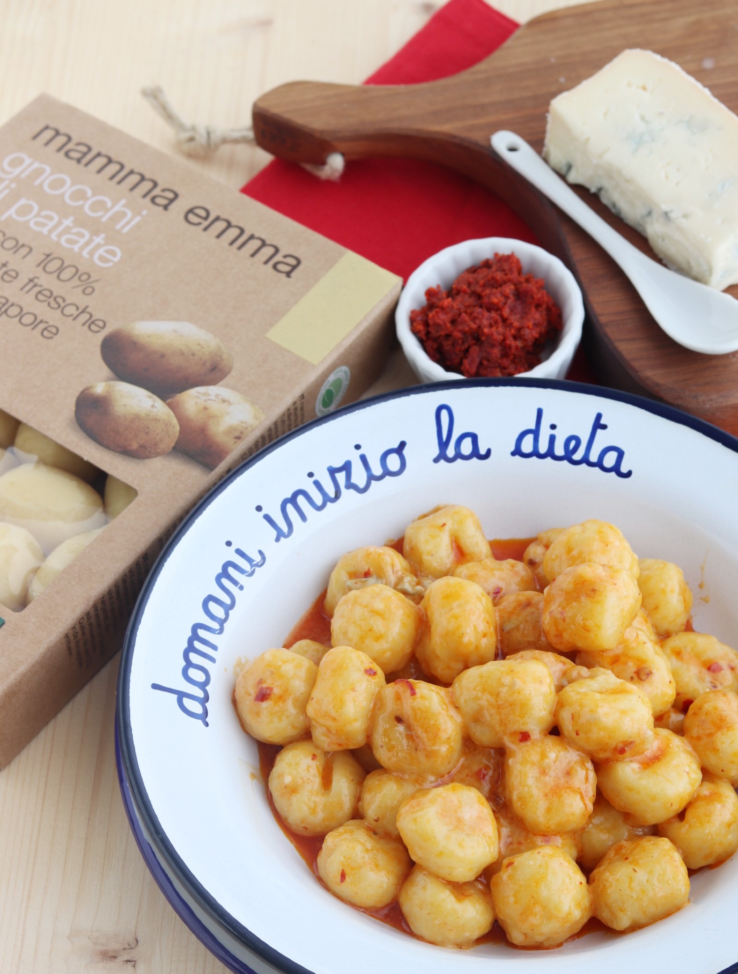 Gnocchi gorgonzola e ‘nduja