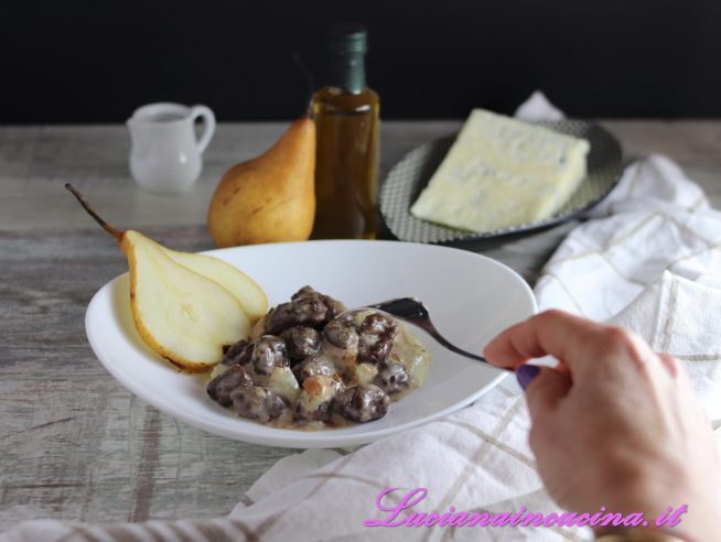 Gnocchi gorgonzola e pere