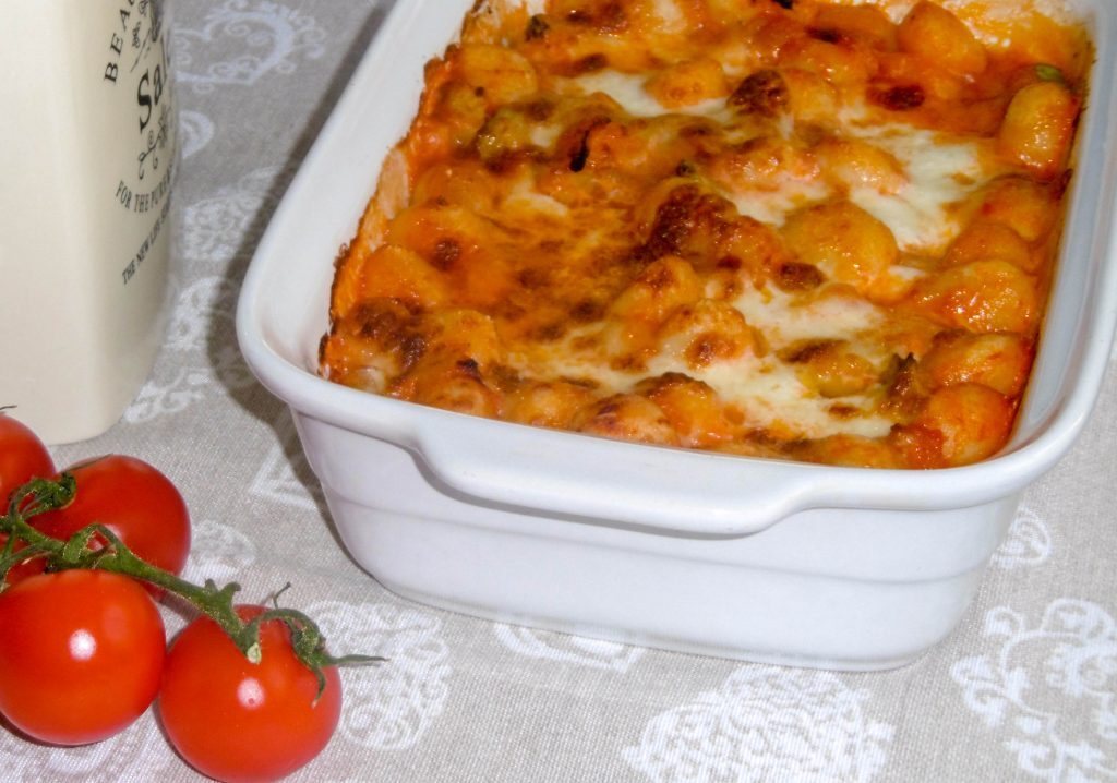 Gnocchi gratinati con zucchine e melanzane