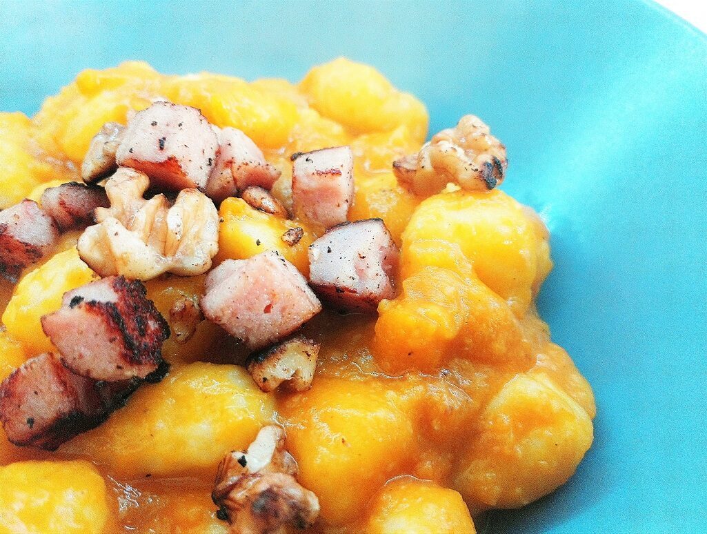 Gnocchi in crema di zucca