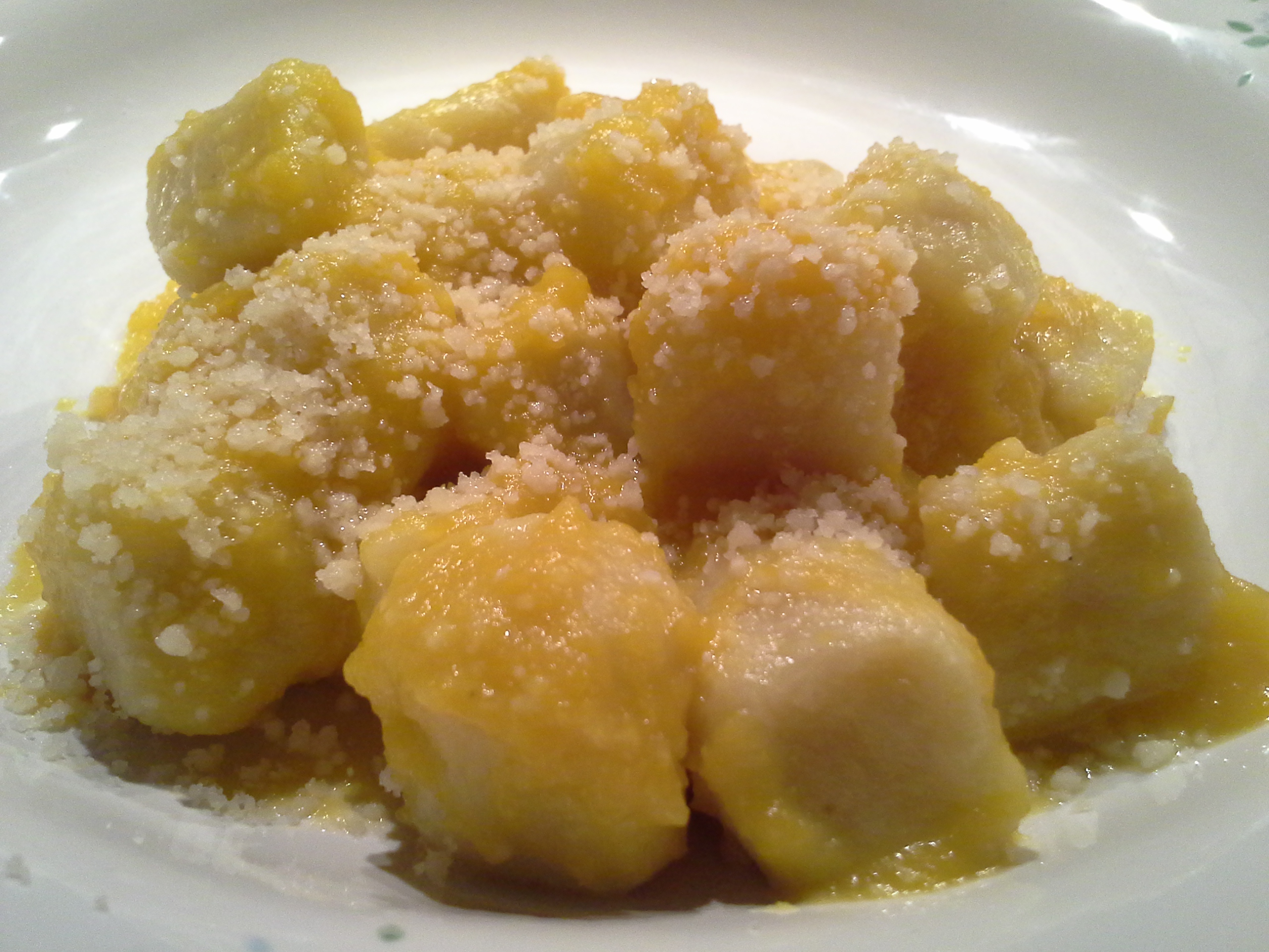 Gnocchi in crema di zucca