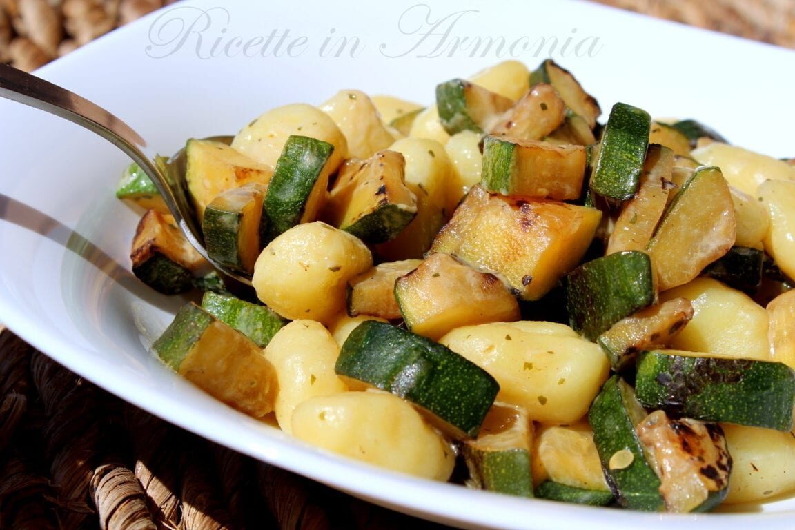 Gnocchi light alle zucchine solo 250 cal a porzione!