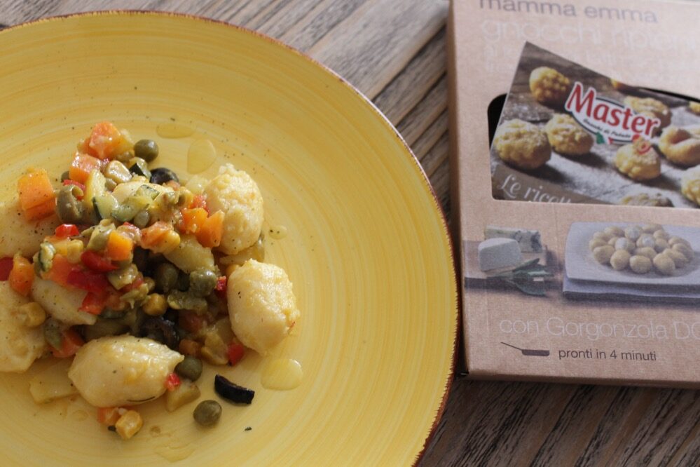 Gnocchi Master Mamma Emma ripieni con gorgonzola, al ragù vegetariano
