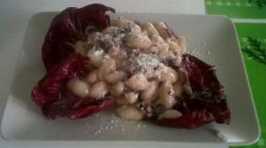Gnocchi radicchio e gorgonzola