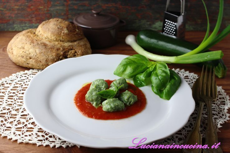 Gnocchi ricotta e zucchine