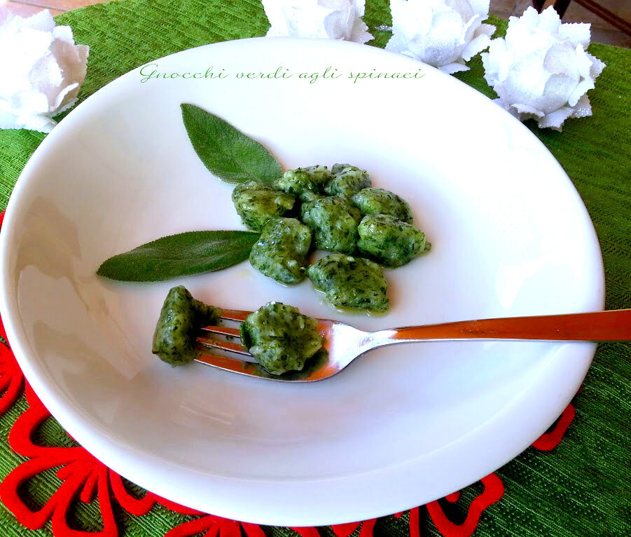 Gnocchi verdi agli spinaci, patate