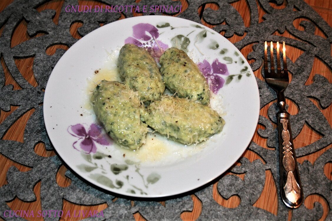 Gnudi di ricotta e spinaci