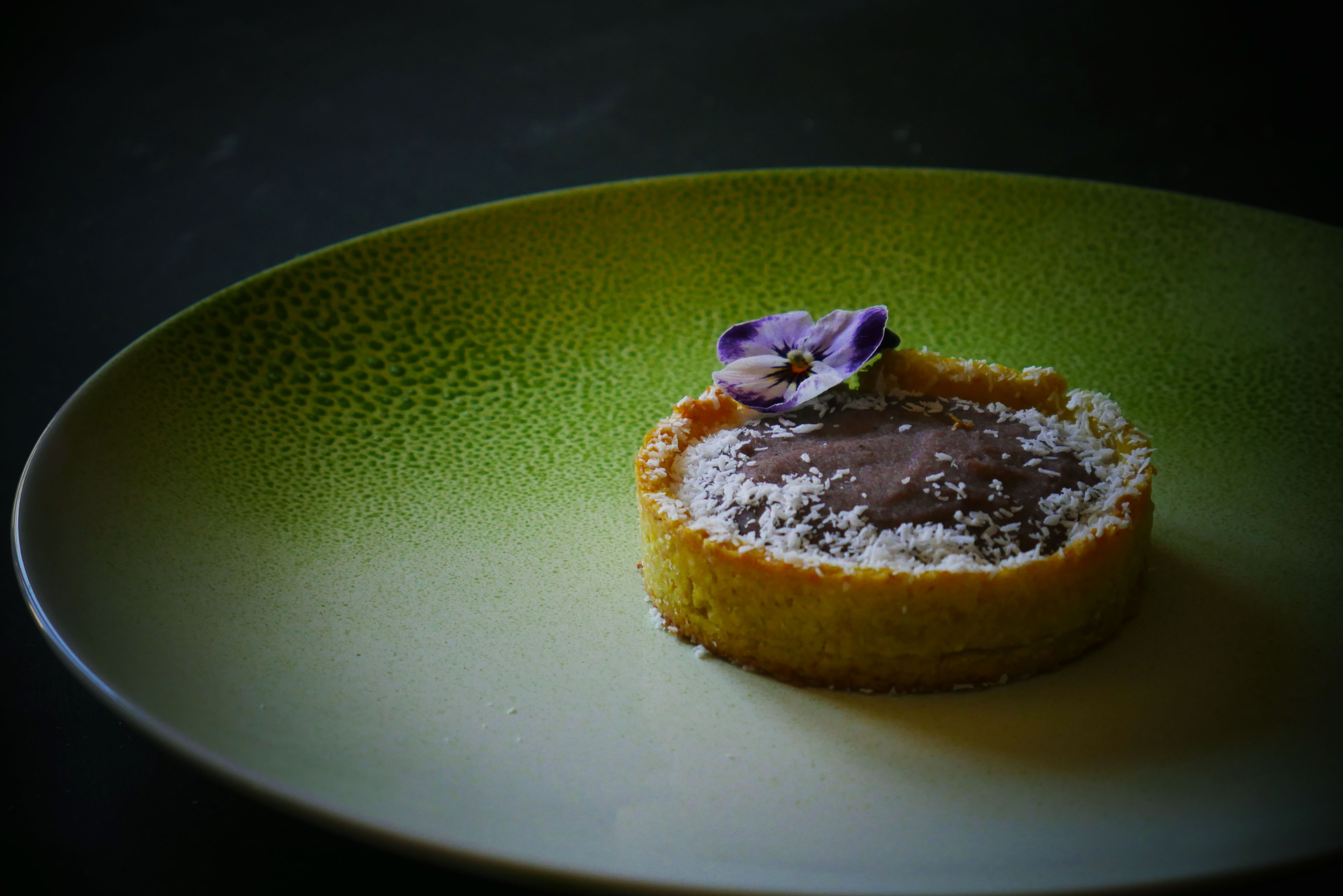 Golose tartellette al cocco con marmellata di azuki