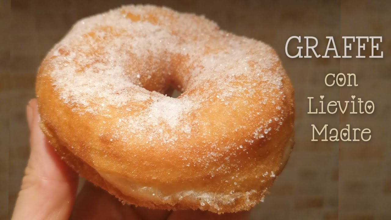 Graffe napoletane con lievito madre senza lattosio