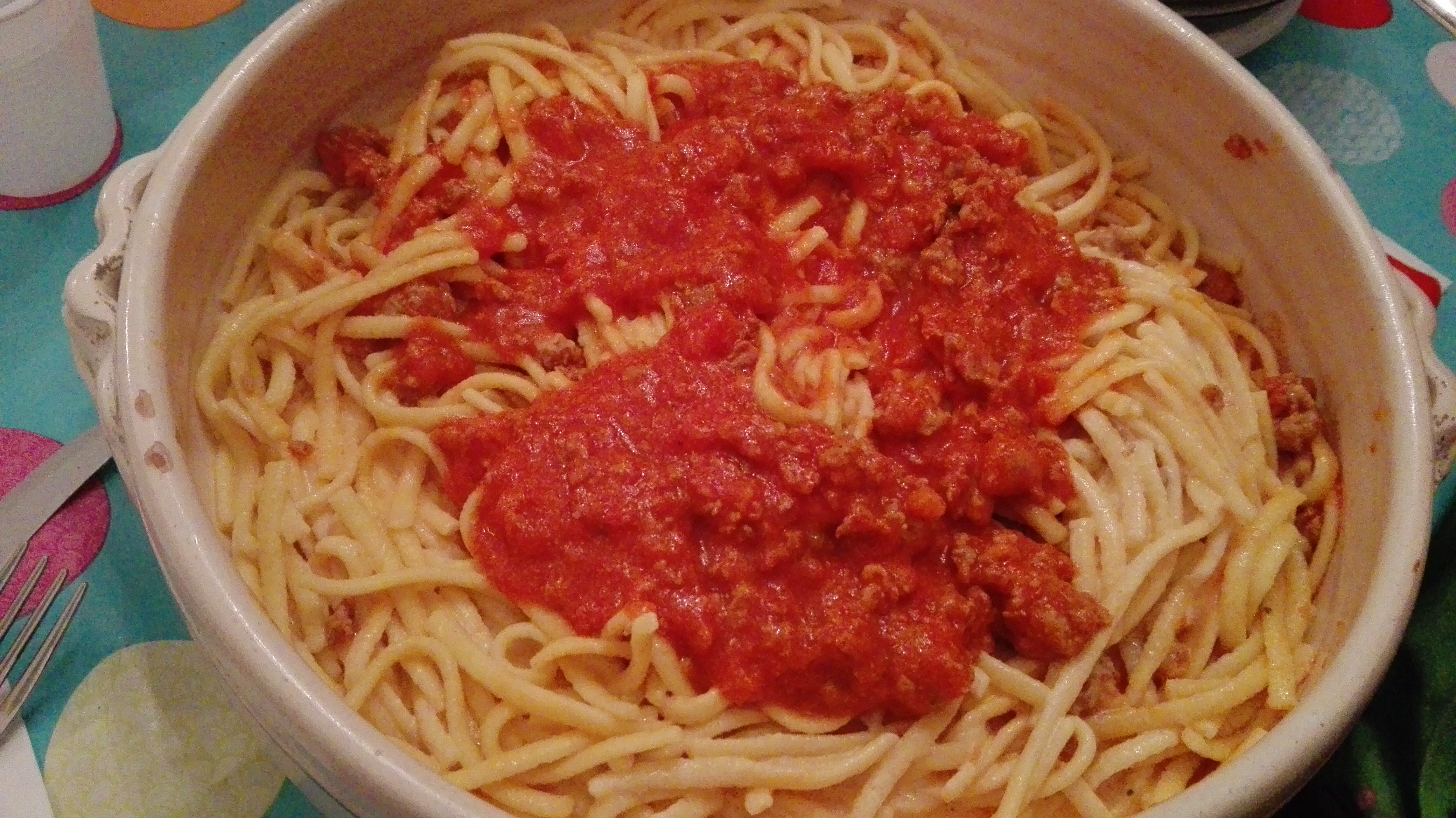 Gramigna pasticciata panna e ragù