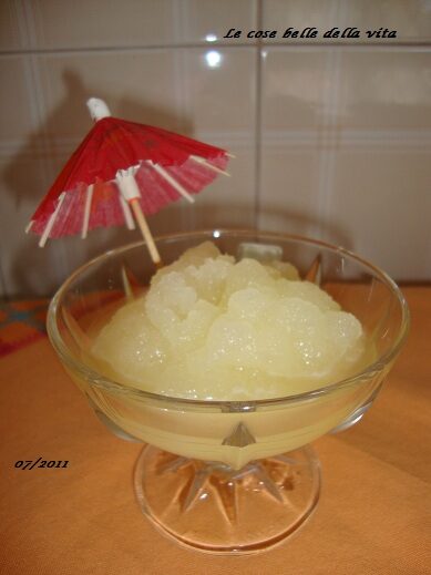 Granita al limone e caffè