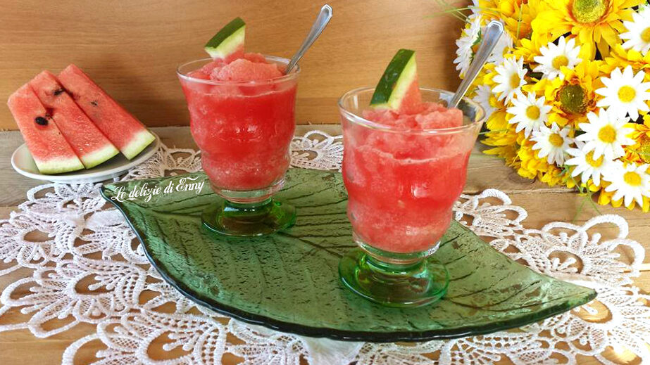 Granita di anguria – ricetta veloce